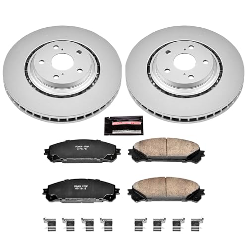 Image of PowerStop Z17 Brake Pad & Fully Coated Rotor Kit Front CRK4713