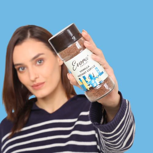 Image of EVORA GREENS Arabica Instant Coffee Powder (Vanilla)