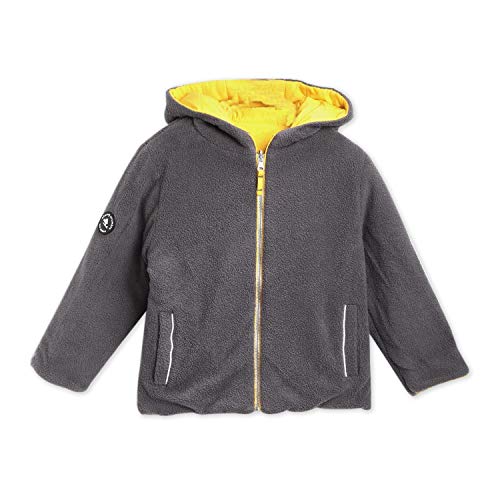 Image of THE ORIGNAL CHERRY CRUMBLE CALIFORNIA Unisex Cherry Crumble Boy'S Colorblock Quilted Hooded Reversible Jacket Regular (Ctws-Jckt-5638Yl Yellow 8-9 Years)