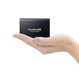 External Hard Drive External Solid State Drive 2TB HDD External Hard Drive USB 3.0 for PC, Mac,Desktop,Chromebook(2TB, Black-A)