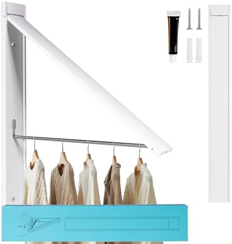 Ithywat Retractable Clothes Drying Rack，Space Saver Wall Mounted ...