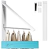Ithywat Retractable Clothes Drying Rack，Space Saver Wall Mounted Folding Hanger for Laundry Room, Closet Storage Organization, Easy Installation Aluminum Dryer White