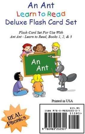 an Ant - Learn to Read, Deluxe Flash Card Set