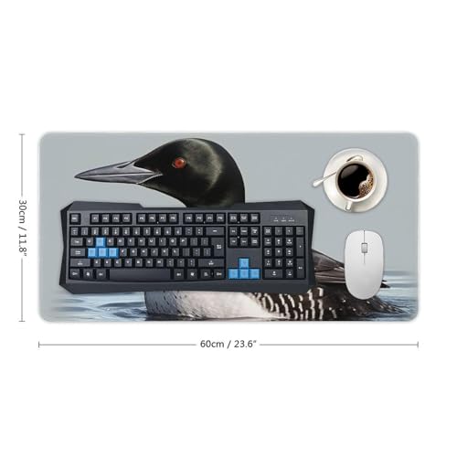 Loon Nature Bird Desk Pad grande con base antideslizante miniatura 2