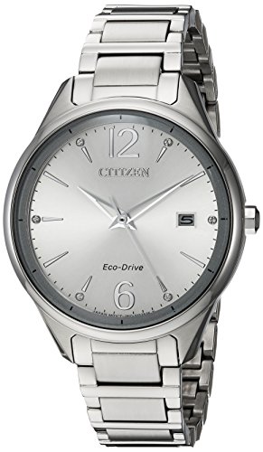 Preisvergleich Produktbild Citizen Damen-Armbanduhr Armband Edelstahl + Gehäuse Solarbetrieben FE6100-59A