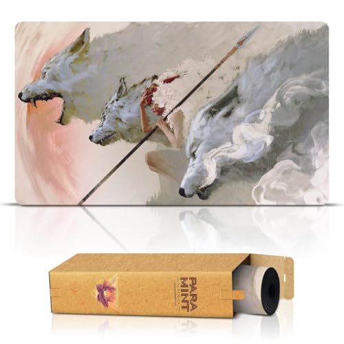 Paramint The Pack (Bordes cosidos) - Alfombra de Juego MTG de Anato Finnstark - Compatible con tapete de Juego Magic The Gathering - Juega a MTG, YuGiOh, TCG - Diseños Originales