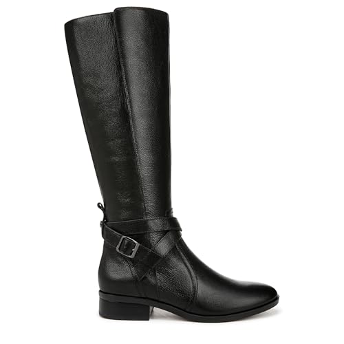 Naturalizer Women's Rena2 Wide Calf Knee High Boot, Black Leather, 12 Wide by Naturalizer - Image 6