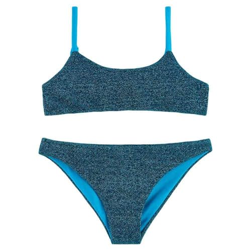Girls Bikini Bandeau Top and Standard Bottom Sized by Age