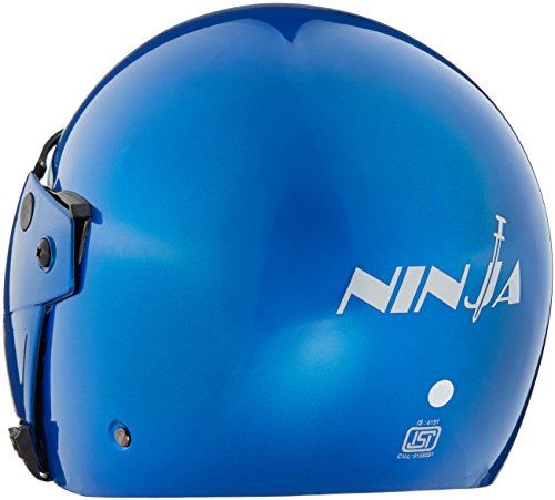 Image of Studds Ninja Pastel Plain Flip Up Full Face Helmet (Flame Blue, M)