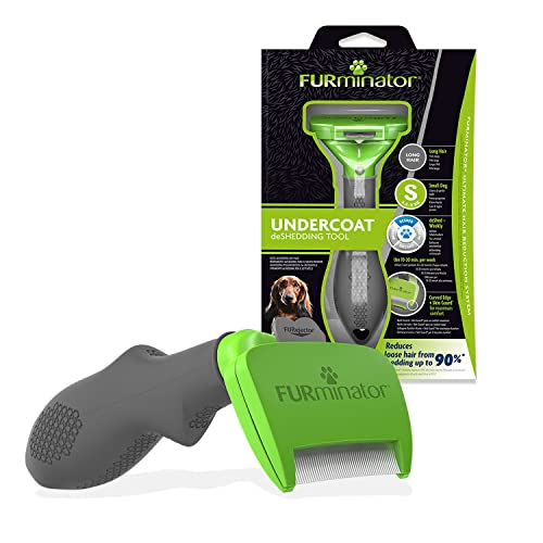 FURminator-Undercoat-deShedding-Tool-for-Small-Long-Hair-Dogs-45-9-kg FURminator Undercoat deShedding Tool for Small Long Hair Dogs 45 9 kg