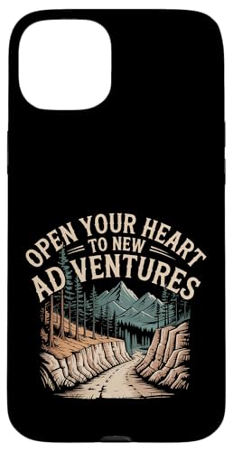 Open Your Heart To New Adventures ���s�T�� - �X�}�z�P�[�X iPhone 15 Plus �p