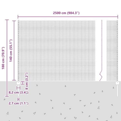 Panneau résistant vert pour clôture extérieure moderne avec poteau de fixation