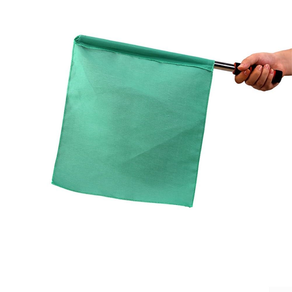 Drapeaux légers pour arbitre de football avec poignée confortable (vert)