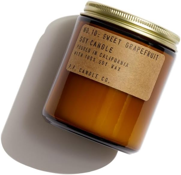 Sweet Grapefruit 7.2 oz Amber Soy Scented Candle