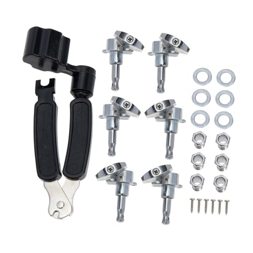 CIMAXIC Guitar Knob Set String Winder Tool Kit for Electric Guitar Ukulele String Winder Replacement Parts