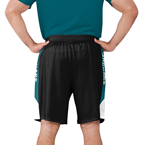 Image of FOCO NFL Mens NFL Team Logo Side Stripe Training Shorts