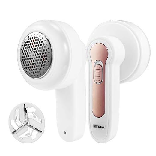 Fabric Shaver,Hyness Lint Remover,Electric Sweater Shaver,Best Fuzz Pill Bobble Remover for Fabrics, Bedding, Clothes and Furniture (White)