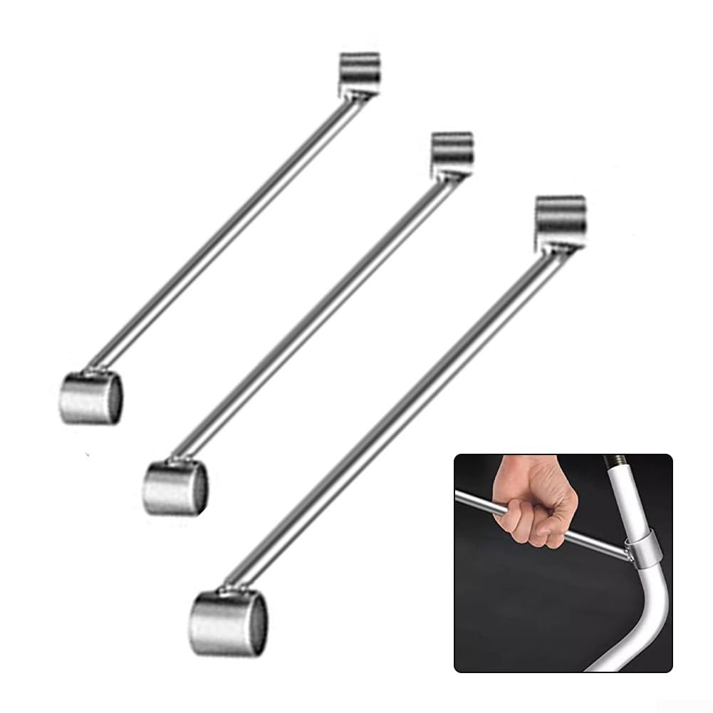 Esta dobladora de Tubos Manual con Resorte y Alambre es una Herramienta para Doblar Tubos de conductos de Agua de 16 mm a 32 mm, Equipo de fontanería metálica para Trabajos de construcción y