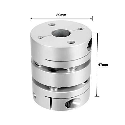 Accouplement à membrane 12mmx12mm pour arbre de moteur pas à pas CNC Sourcingmap