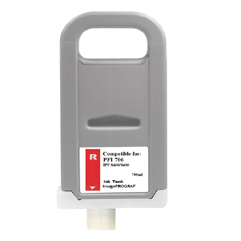 Amazon.com: Vivid Colors VC PFI-706 Red Ink Cartridge for Canon