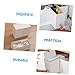 TEHAUX Simple Style Desk Organizer Box File Organizer Stand for Desk Large Capacity Storage Box Vertical File Organizer Office Home Use