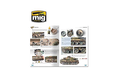 Encyclopédie Mig-6153 Armour Techniques Vol 4 guide de modélisme pour effets météo