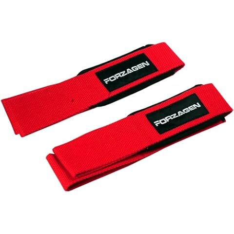 Forzagen Lifting Wrist Straps Padded Neoprene with 18 inch Cotton for Weightlifting, Bodybuilding, Powerlifting, Strength Training, & Deadlifts Cover