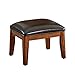 zenggp Ottomane E Poggiapiedi Panca con Poggiapiedi Dollaro con Poggiapiedi con Gambe in Vero Legno Casa (100kg Carico),38 * 31 * 30cm