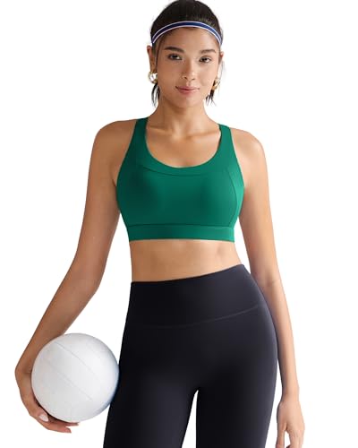 Image of RUNNING GIRL Sports Bra for Women, Molded Cup High Impact Sports Bras for Women with Sewn in Pads
