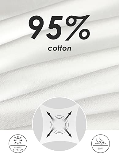 Specialmagic Women'S Capri Sweatpants 3/4 Cropped Jogger French Terry Running Pants Lounge Loose Fit With Side Pockets Ivory White L thumb #4