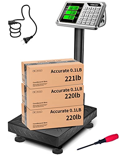 Digital Industrial Platform Scale 661lb, A6-300 Postal Scale