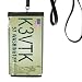 American USA Car Number Pattern Phone Wallet Purse Hanging Mobile Pouch Black Pocket