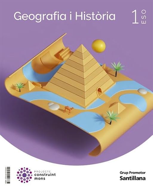 Portada de Geografia i Historia 1º ESO Construim Mons Cataluña/illes Balear S Ed