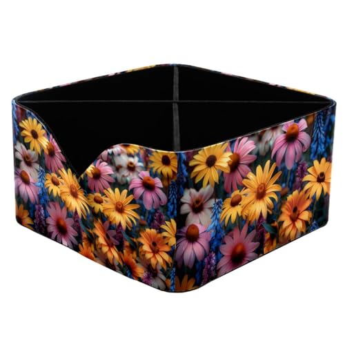 Porte-stylo rectangulaire multifonctionnel aux finitions fleurs - 2