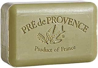 Pre de Provence Artisanal Soap Bar, Enriched with Organic Shea Butter, Natural French Skincare, Quad Milled for Rich Smooth Lather, Olive Oil, 8.8 Ounce
