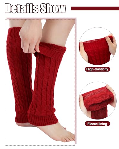 Image of Shihanee Fleece Leg Warmers Women