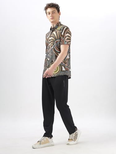 Image of BULLMER Trendy Clothing Set with Shirt & Pants Co-ords for Men