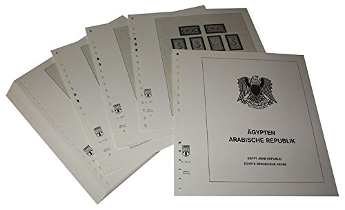 Feuilles pré-imprimées Égypte 1971-1981 LINDNER pour classer et ranger vos timbres
