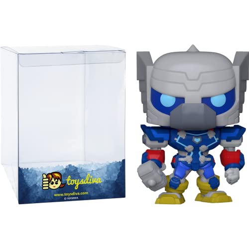 T H O R : Fun Ko P O P ! Vinyl Figurine Bundle With 1 Compatible 'Toysdiva' Graphic Protector (834 - 55238 - B)