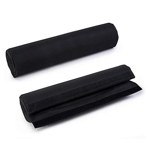 Faswin 2 Pack Barbell Pad 15 Inch Extra Thick Squat Pad Weight Lifting Neck and Shoulder Protective Pads - Fits 2 Inch Olympic Size Bars and a Smith Machine Bar Perfectly