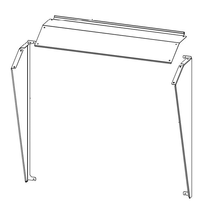 Panasonic〉CZ-160BDYT7 室外機用側面防雪ダクト Panasonic〉CZ