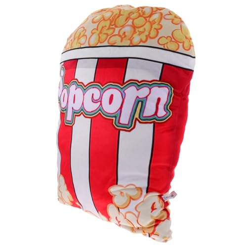 DRESSOOS Almohada De Palomitas De Maíz Cojines Decorativos Cojines para Sillas Almohadas con Forma De Comida Juguete De Peluche De Palomitas De Maíz Almohada para El Hogar Peluches Felpa