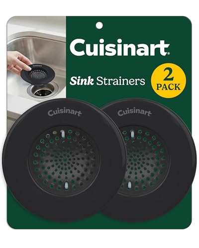 Cuisinart Stainless Steel Kitchen Sink Drain Strainer 2-Pack 4.35