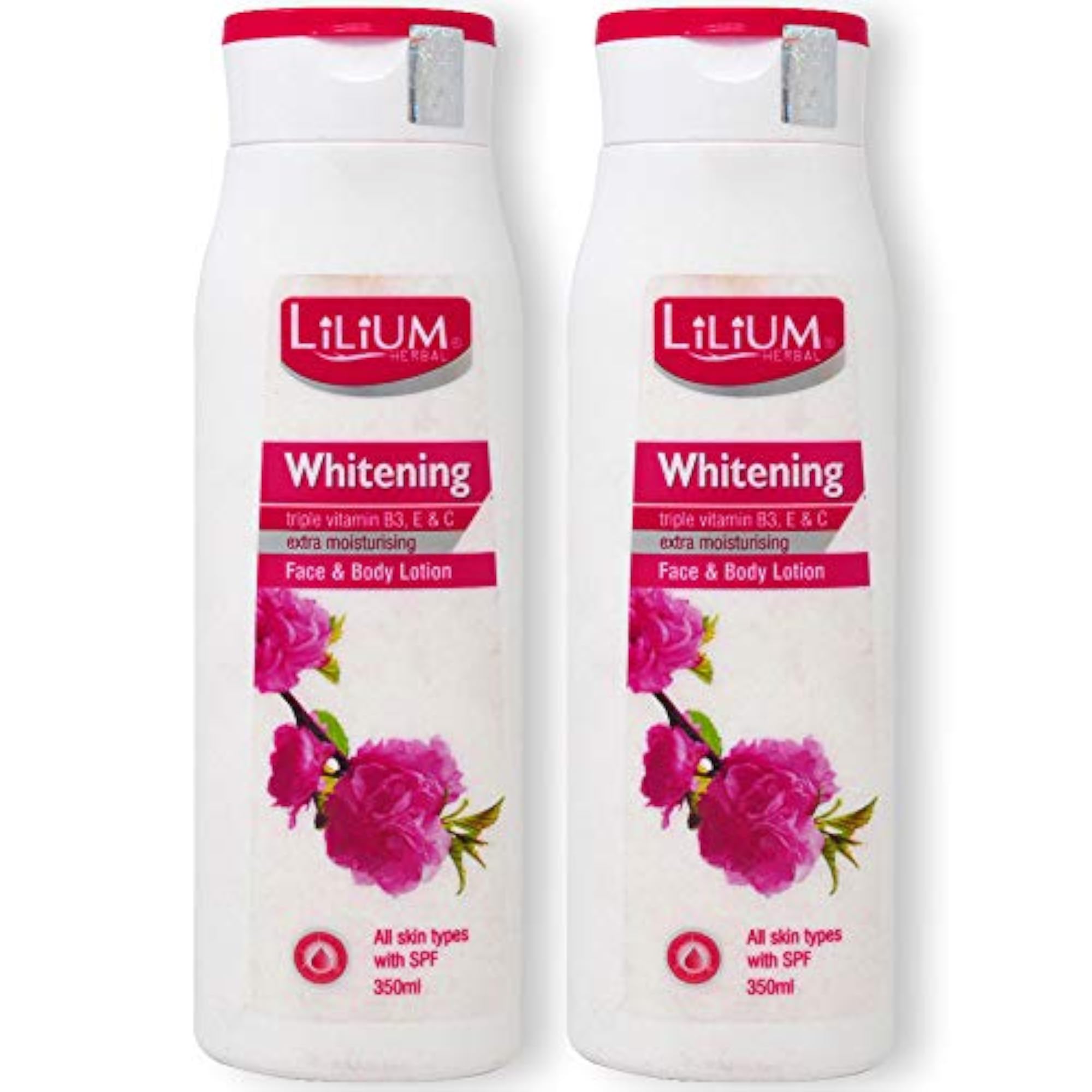 Herbal Whitening Face & Body Lotion - 350ml Pack of 2
