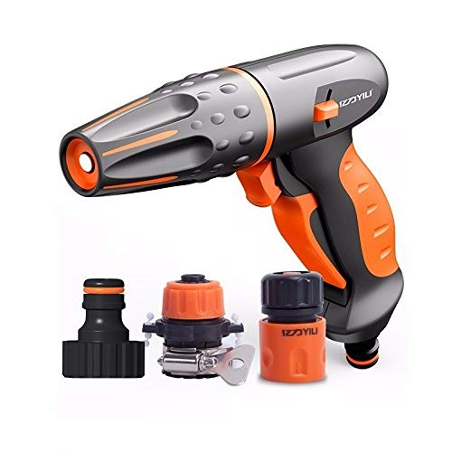 Pistolet d'eau de lavage de voiture haute pression avec connecteur de tuyau d'arrosage de jardin