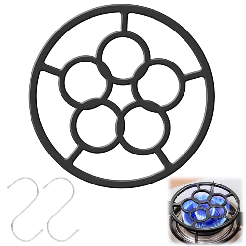 Riduttore a Gas, Supporto per Piano Cottura Gas, Supporto Pentola di Calore, Accessori Padella in Ferro, Riduttore di Piano Cottura, Stufa da Campeggio