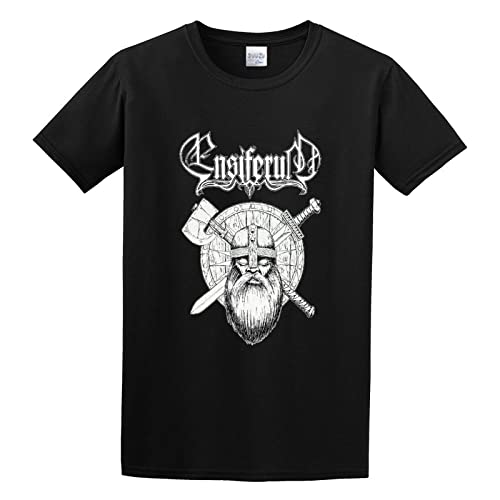 Photo de IKOKO Ensiferum Sword & Axe Unisex 100% Cotton Short-Sleeve T-Shirts Black XXXL