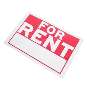 PRETYZOOM Mietangebot Aufkleber 'FOR RENT' 1 Blatt