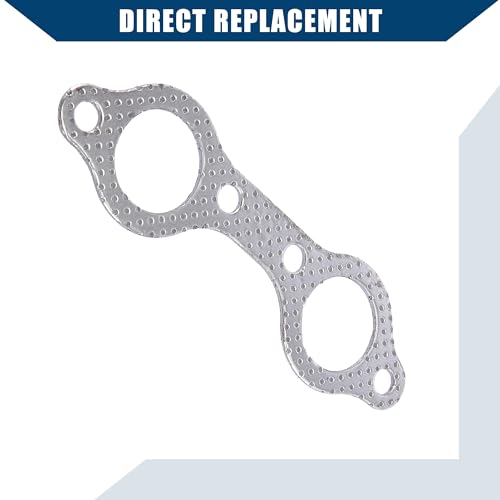 Hihaha ATV Exhaust Manifold Gasket and Spring Bolts Rebuild Kit for Polaris RZR 800 2011-2014/Inner Exhaust Manifold Gasket Kit Accessories/Durable Metal Graphite/15Pcs Silver Tone by Hihaha - Image 3