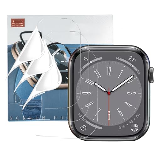 3枚iWatch透明スクリーン保護フィルムヒドロゲル膜42 mm対応アップルウォッチシリーズApple Watch Series 10 スリム取付容易キット 38 mm対応アップ